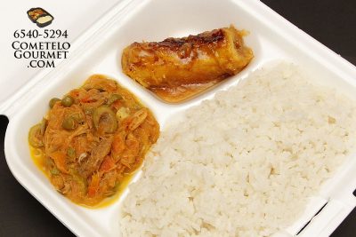 Bacalao con Leche de Coco y Platano Tentacion