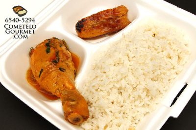 Pollo Guisado y Arroz Blanco